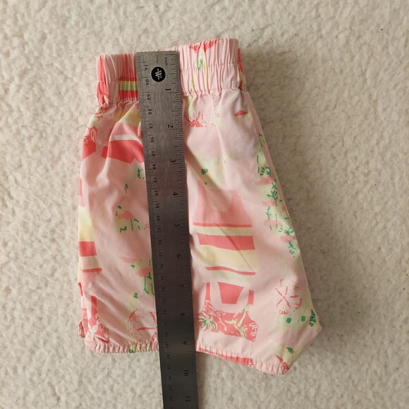 Lilly Pulitzer Shorts Swimsuit Print Pink Elastic Waistband Size 3T - Picture 9 of 11